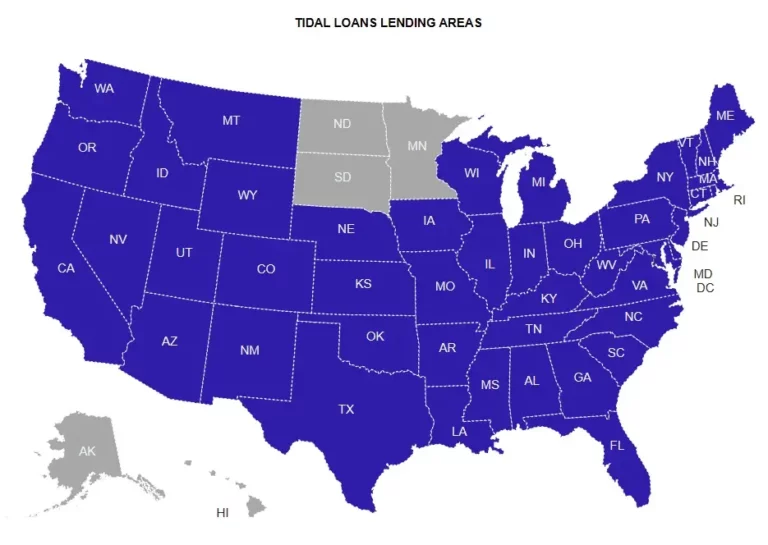 *Blue states are where we lend *Grey states we do not lend